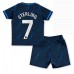 Maillot de foot Chelsea Raheem Sterling #7 Extérieur vêtements enfant 2023-24 Manches Courtes (+ pantalon court)
